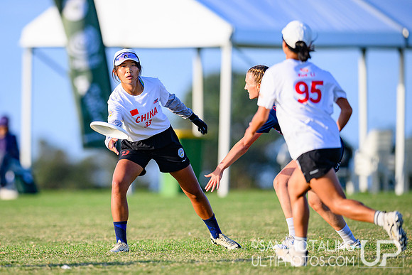 Women’s pool play during World Ultimate Championships at Runaway Bay Sports Precinct