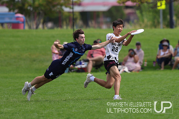 Saturday action at the USA Ultimate Youth Club Championships in