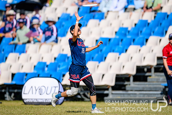 Mixed semifinals during World Ultimate Championships at Runaway Bay Sports Precinct