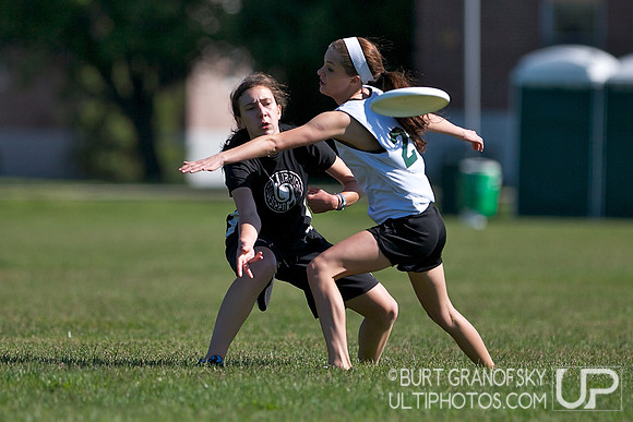Girls Division, Saturday -- 2012 USAU HS Northeasterns