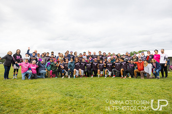 Claremont Braineaters Team Photo - USAU D-III College Championships