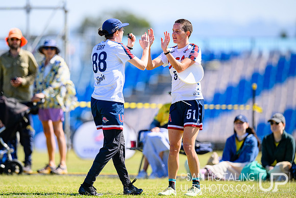 Pool play during World Ultimate Championships at Runaway Bay Precinct