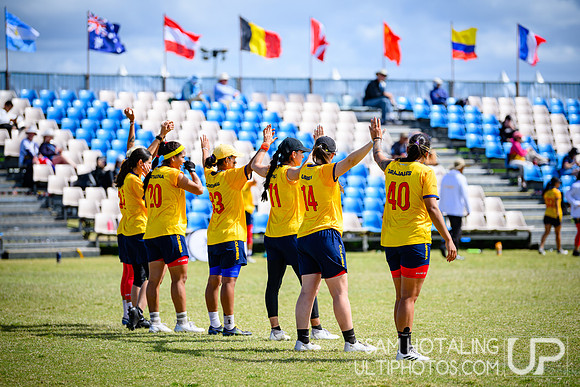 Women’s power-pools during World Ultimate Championships at Runaway Bay Sports Precinct