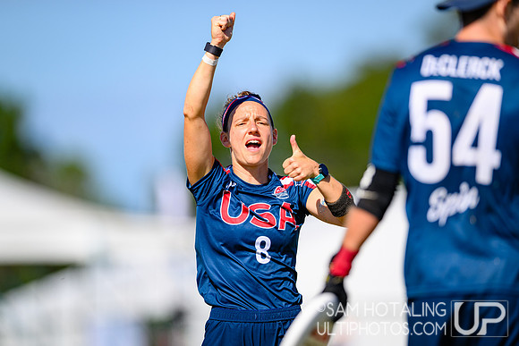 Mixed semifinals during World Ultimate Championships at Runaway Bay Precinct