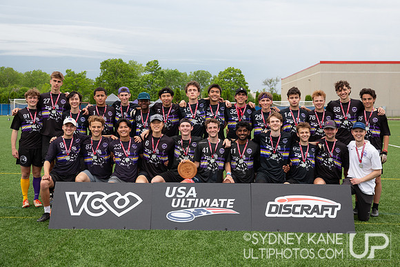 Williams Men's 2nd Place Champions 2024 USA Ultimate Division II