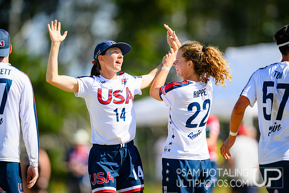 Power-pool play during World Ultimate Championships at Runaway Bay Precinct