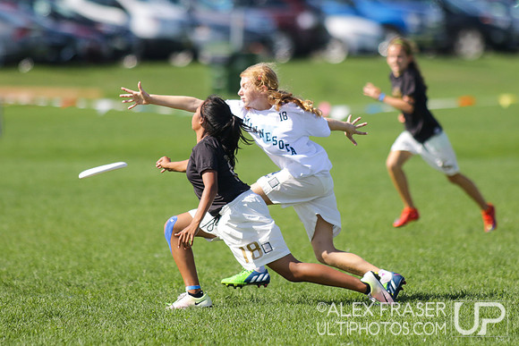 U16 Girls - Saturday - 2016 USAU Youth Club Championships
