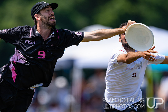 Mooncatchers vs Seattle Sockeye in quarterfinals at World Ultimate Club Championships