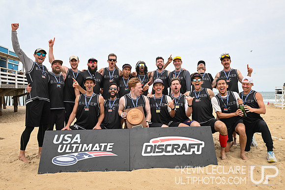 Banner FC Master's Men's Champions Team Photo - 2025 Beach Champ
