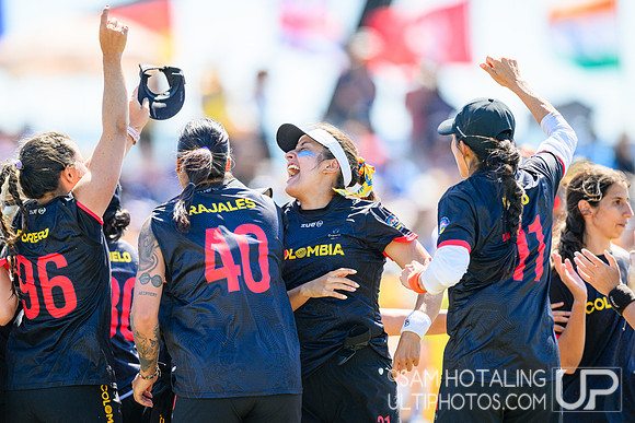Women’s semifinals during World Ultimate Championships at Runaway Bay Sports Precinct