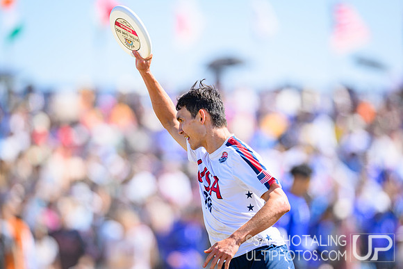 Men’s finals during World Ultimate Championships at Runaway Bay Precinct