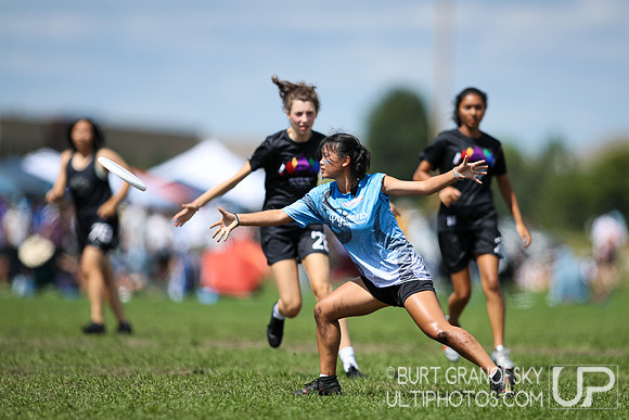 USA Ultimate YCC 2022 -- U17 Girls Finals Action