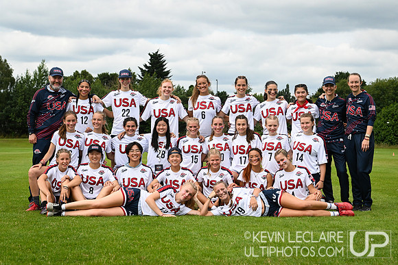 USA U20 Women's Team Photo - WJUC Sunday Round 1
