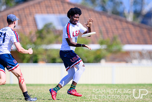 Mixed pool play during World Ultimate Championships at Runaway Bay Sports Precinct