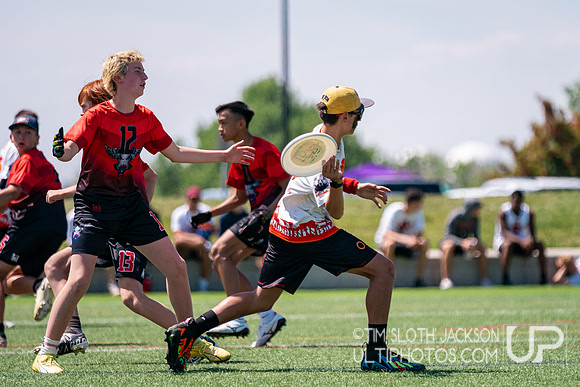 Pool play at 2024 USAU Youth Club Championship
