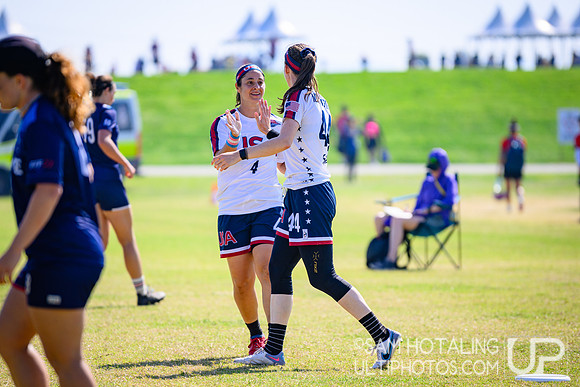 Women’s pool play during World Ultimate Championships at Runaway Bay Sports Precinct