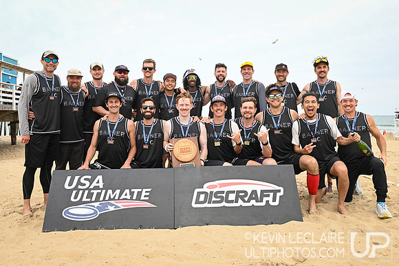 Banner FC Master's Men's Champions Team Photo - 2025 Beach Champ