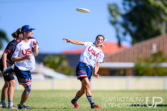 Pool play during World Ultimate Championships at Runaway Bay Precinct