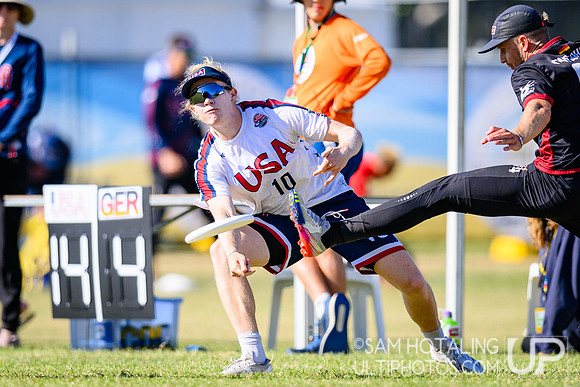 Pool play during World Ultimate Championships at Runaway Bay Precinct