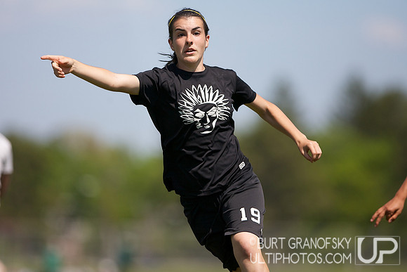 Girls Division, Championship -- 2012 USAU HS Northeasterns