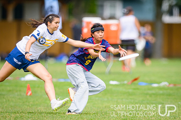 Pool play at USAU D-I College Championships