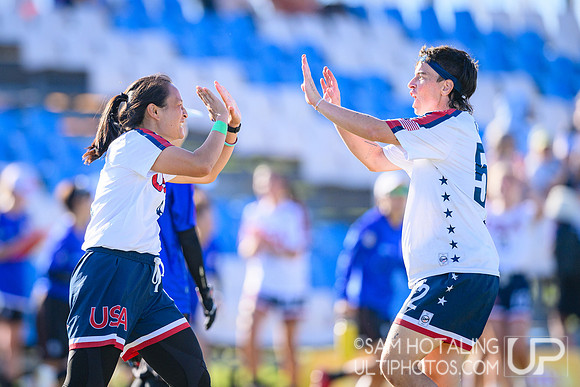 Women’s pool play during World Ultimate Championships at Runaway Bay Sports Precinct