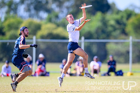Men’s semifinals during World Ultimate Championships at Runaway Bay Sports Precinct