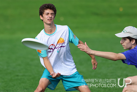 Saturday action at the USA Ultimate Youth Club Championships in