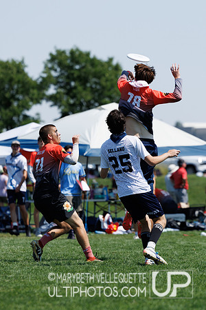 Monday action at the USA Ultimate Youth Club Championships. U-20