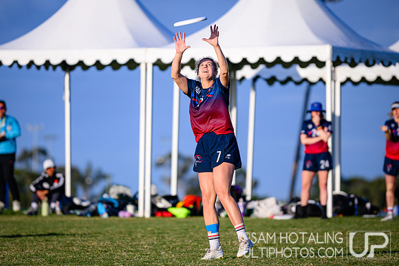 Women’s pool play during World Ultimate Championships at Runaway Bay Sports Precinct