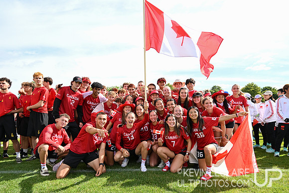 Canada U20 Delegation Team Photo - WJUC Opening Ceremonies