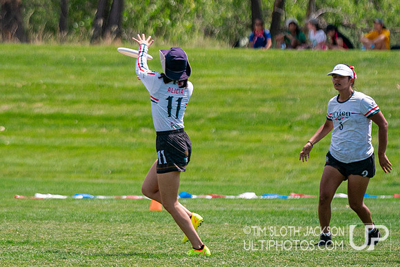 Pool play at 2024 USAU International Club Championship