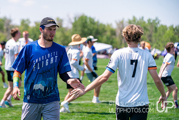Bracket play at 2024 USAU Youth Club Championship