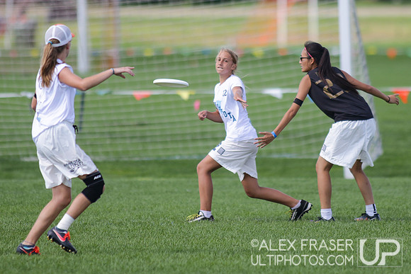 U16 Girls - Saturday - 2016 USAU Youth Club Championships