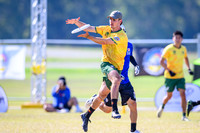 Men’s semifinals during World Ultimate Championships at Runaway Bay Sports Precinct