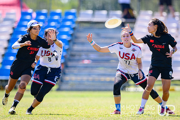 Women’s pool play during World Ultimate Championships at Runaway Bay Sports Precinct