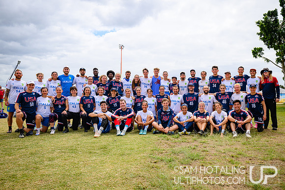Bracket play during World Ultimate Championships at Runaway Bay Precinct