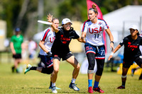 Women’s pool play during World Ultimate Championships at Runaway Bay Sports Precinct