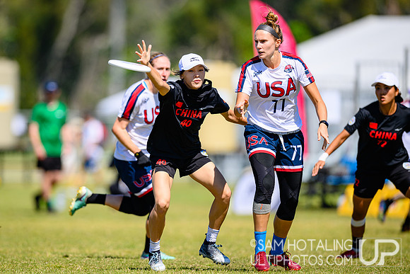 Women’s pool play during World Ultimate Championships at Runaway Bay Sports Precinct