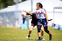 Women’s pool play during World Ultimate Championships at Runaway Bay Sports Precinct