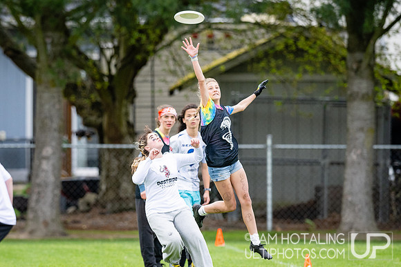 Pool play round V at DiscNW Spring Reign
