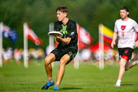 Clapham Ultimate vs Melbourne Ellipsis in pool play at World Ultimate Club Championships