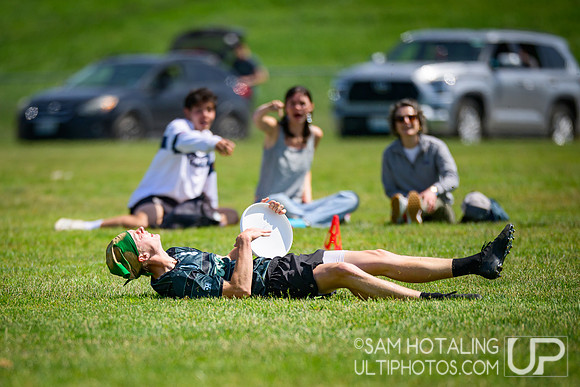 Saturday pool play at USAU D-I College Championships