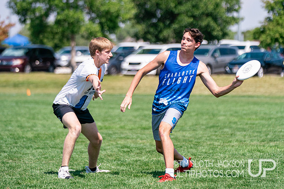 Bracket play at 2024 USAU Youth Club Championship
