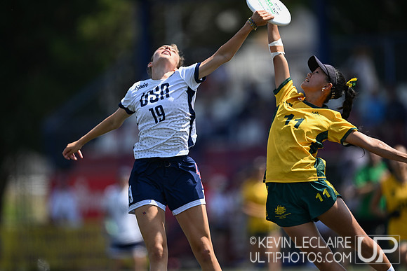 USA Women's v Australia - WU24 Monday