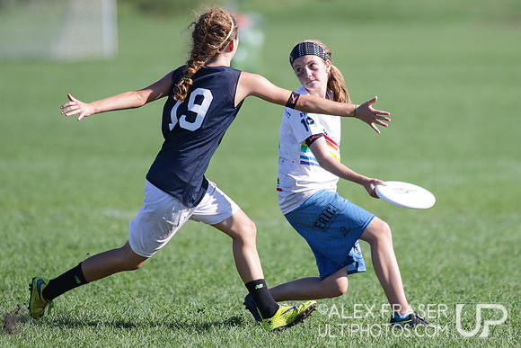 U16 Girls - Saturday - 2016 USAU Youth Club Championships