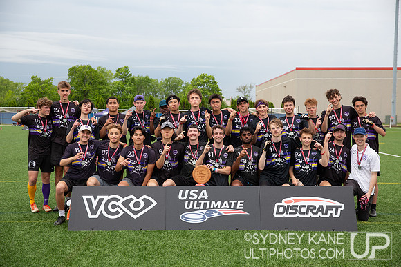 Williams Men's 2nd Place Champions 2024 USA Ultimate Division II