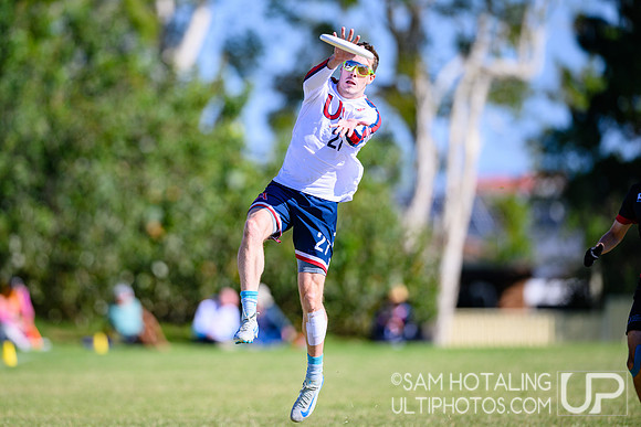 Pool play during World Ultimate Championships at Runaway Bay Precinct