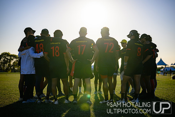 Pool play during World Ultimate Championships at Runaway Bay Precinct