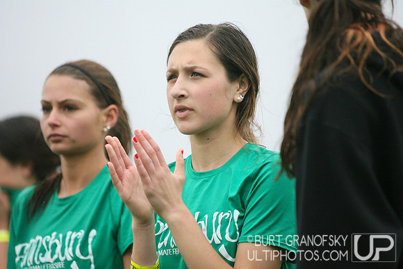 Saturday Action, Girls -- USAU 2014 HS Northeastern Championships